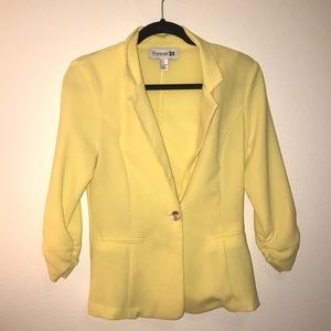 Yellow blazer